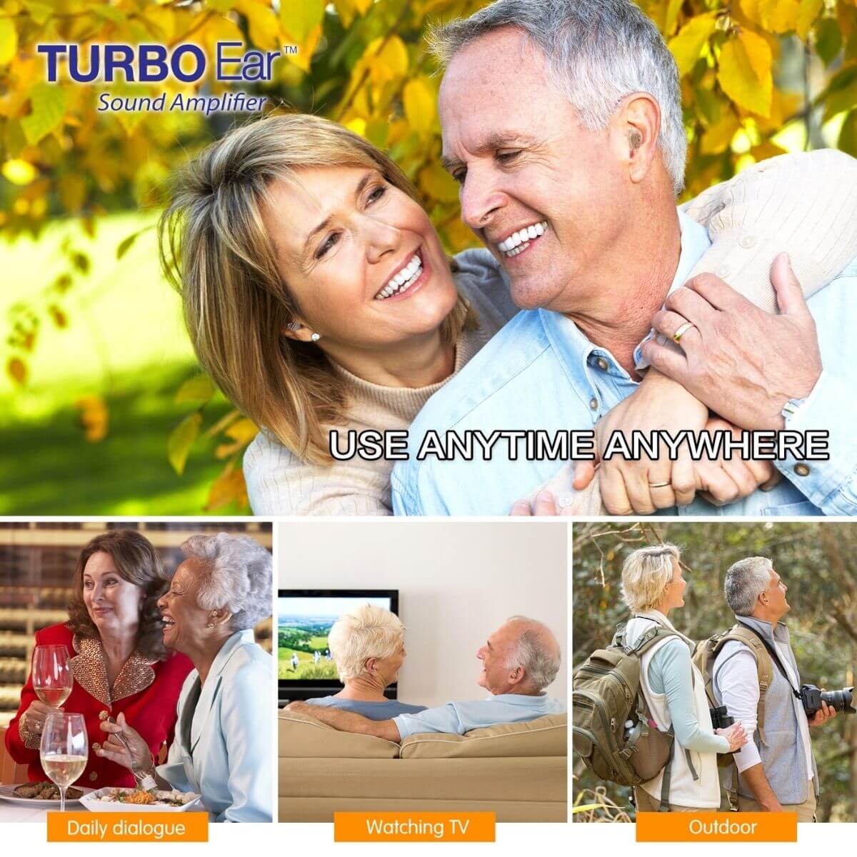 Turbo Ear Sound Amplifier - In The Ear - Up to 10 hours